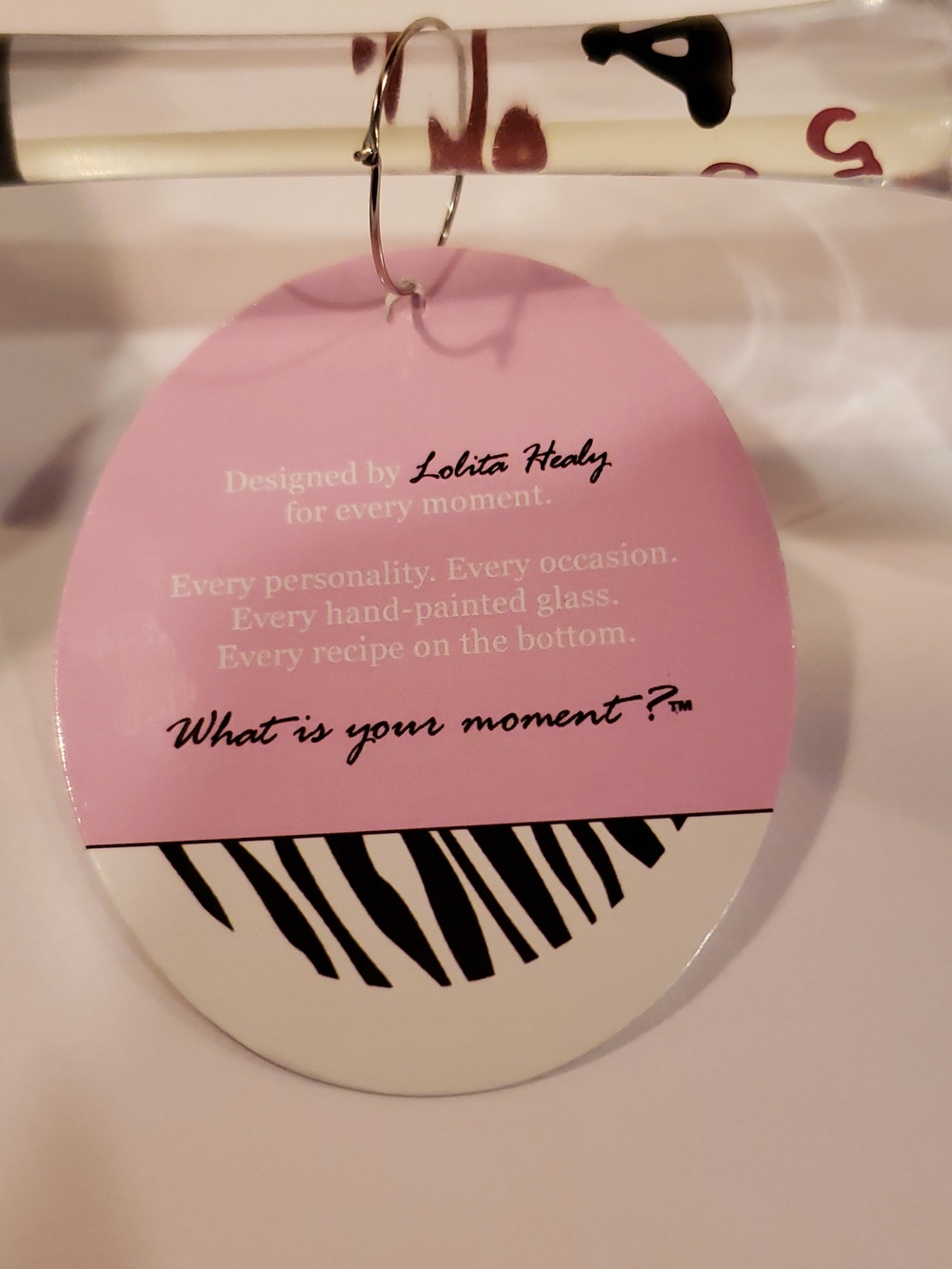 NIB Lolita Love My Wine It's 5 O'clock Somewhere Wine Glass Party Collectibles - Picture 10 of 10